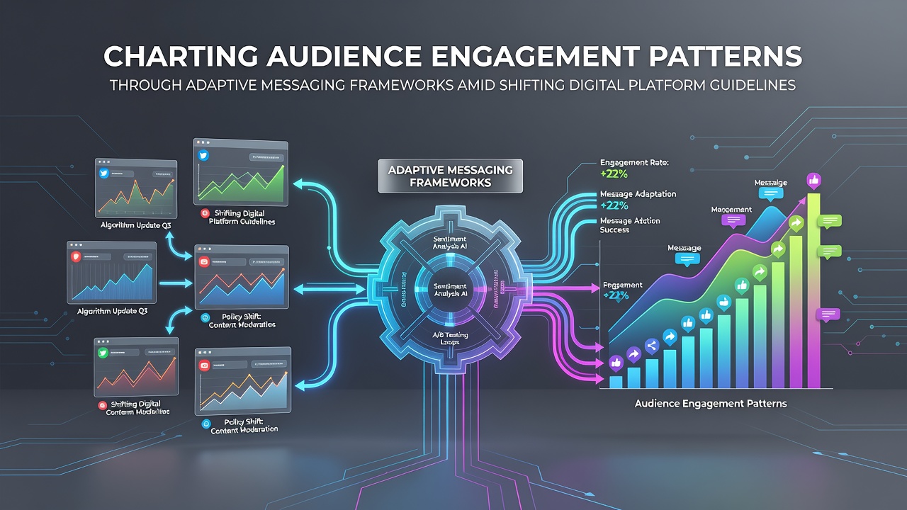 Charting audience engagement patterns through adaptive messaging frameworks amid shifting digital platform guidelines