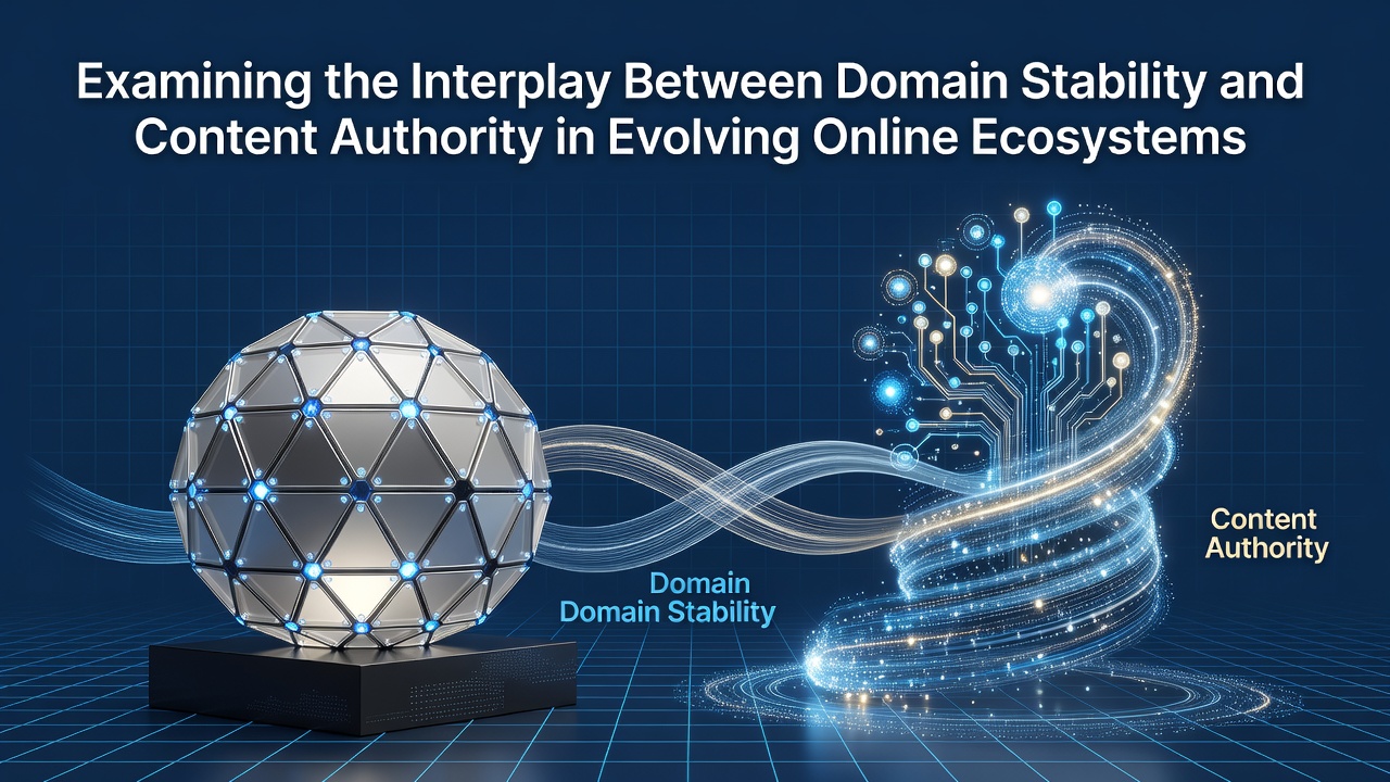 Examining the Interplay Between Domain Stability and Content Authority in Evolving Online Ecosystems